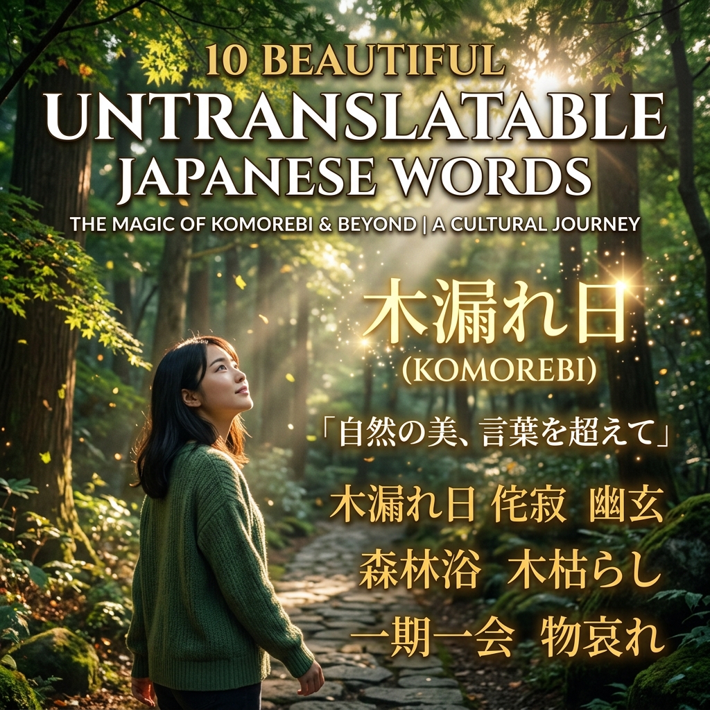 10 Beautiful Untranslatable Japanese Words
