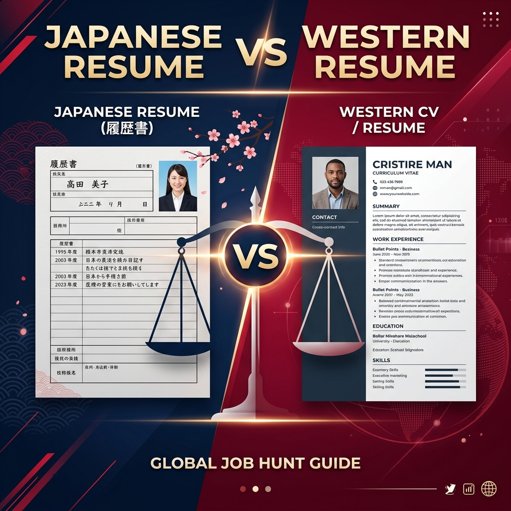 Japanese Resume vs. Western Resume: Key Differences