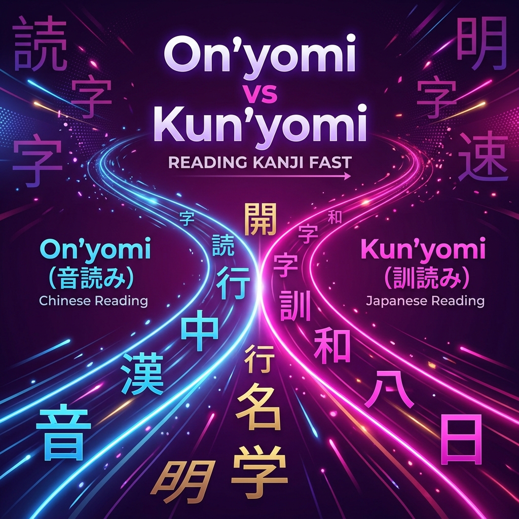 On'yomi vs Kun'yomi: The Secret to Reading Kanji Fast