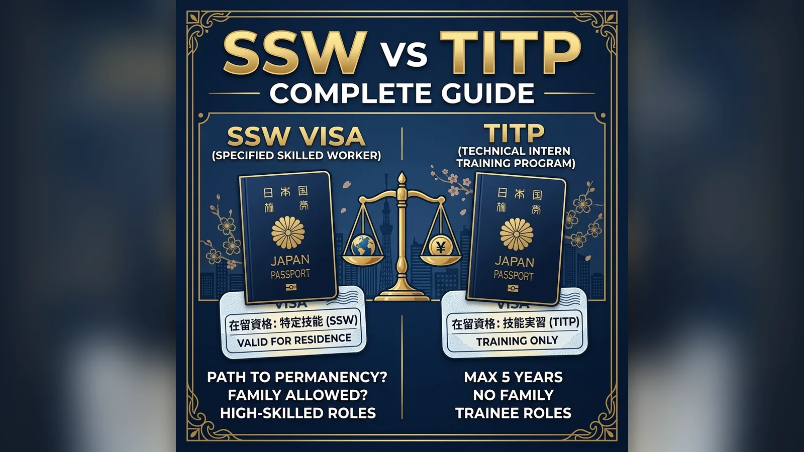 SSW Visa vs. TITP: Complete Guide for Workers
