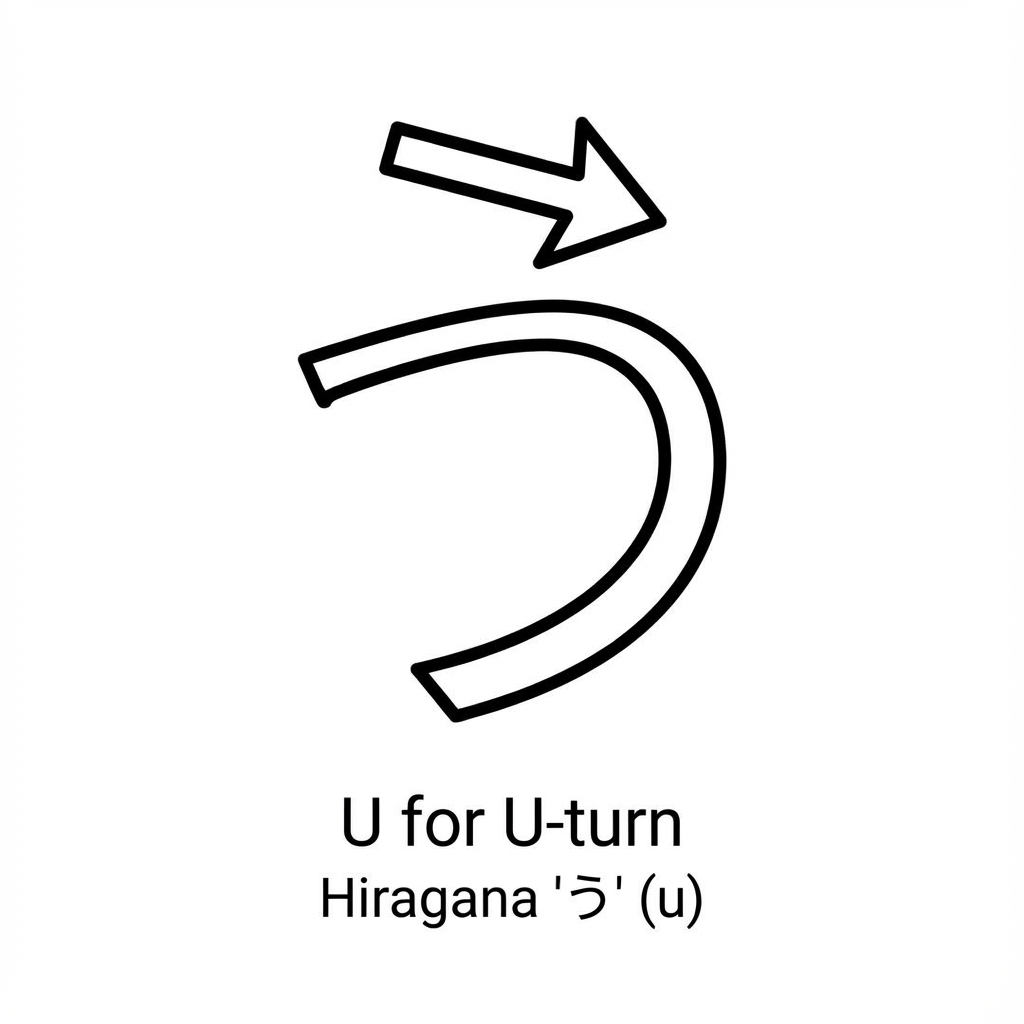 Sideways U mnemonic